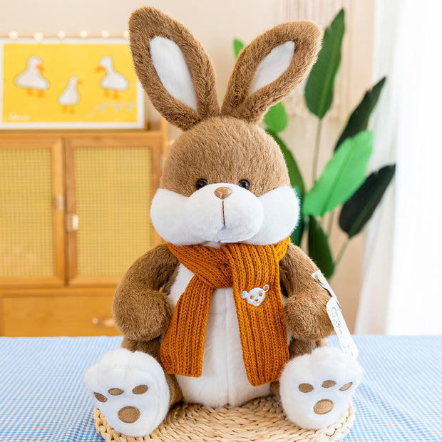 Malt Rabbit Sitting Ragdoll Winter Doll