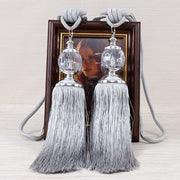 European-style Tassel Fringe Lace Crystal Ball Strap Ropes
