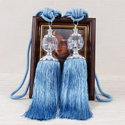 European-style Tassel Fringe Lace Crystal Ball Strap Ropes
