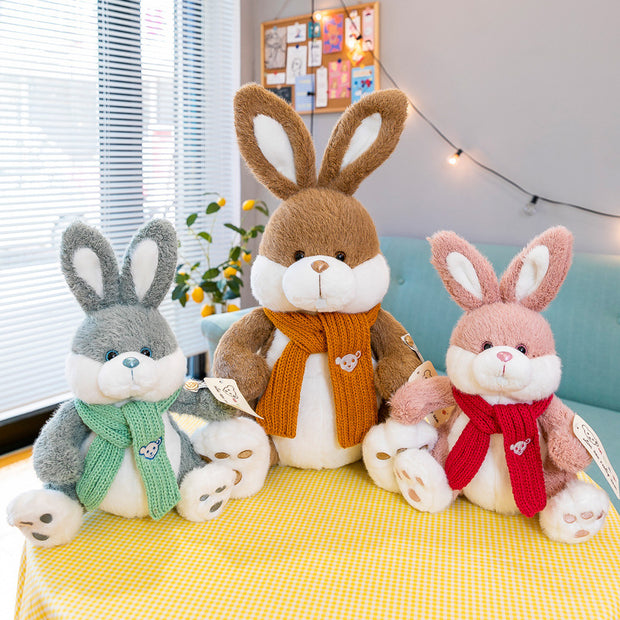 Malt Rabbit Sitting Ragdoll Winter Doll