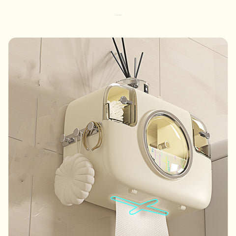 Toilet Face Cloth Storage Box Toilet Punch-free