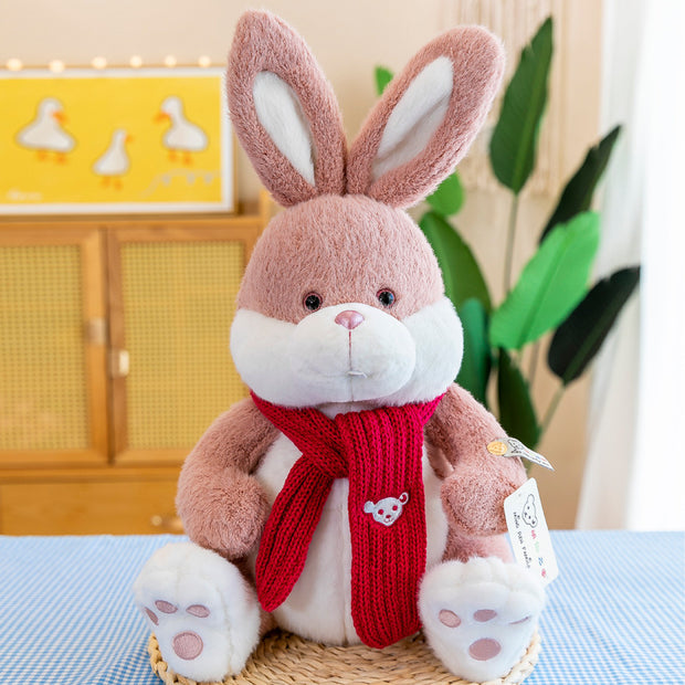 Malt Rabbit Sitting Ragdoll Winter Doll